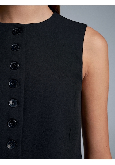 Dilvin 60600 Pensli Yelek-siyah Siyah