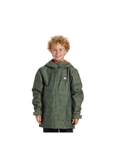 Dc Basıs Prınt Youth Jacket Yeşil
