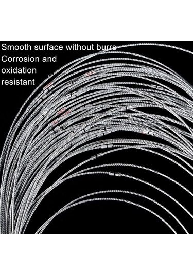 Dancemonkey Ölçekli İşaretleme Çekme Halkası Derin Kuyu Halatı, 50m Çelik Tel Ölçme Halatı Diğer
