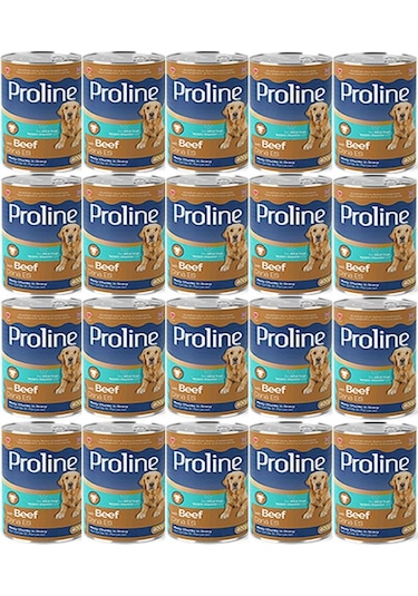 Pro Line Dana Etli Yetişkin Köpek Konservesi 20 x 400 G