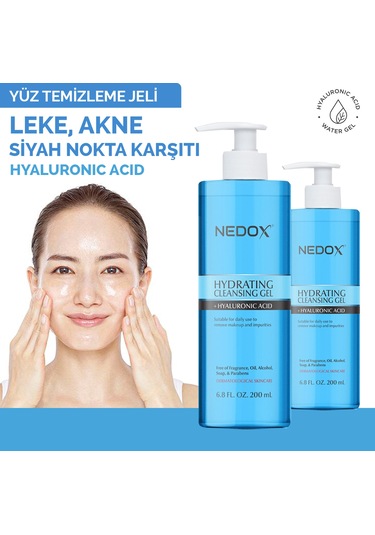 Nedox Yüz Temizleme Jeli Yağlı ve Akneye Eğilim Gösteren Ciltler 200 ML