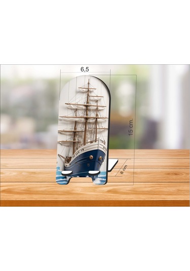 2 Adet Gemi Telefon Tutucu Masaüstü Telefon Çok Renkli