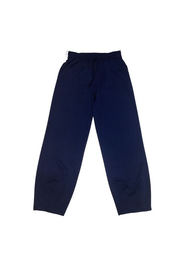 Kadın Beli Lastikli Cepli Paçası Pensli Spor Pantolon Lacivert