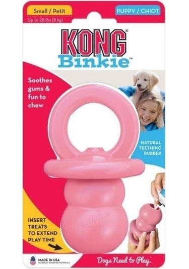 Kong Puppy Binkie Diş Kaşıma Emzik Yavru Köpek Oyuncağı S