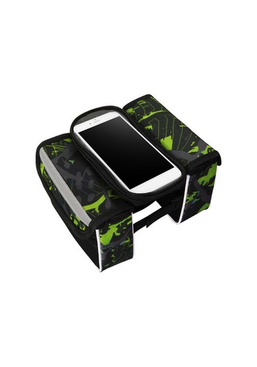 Bisiklet Selesi Çantası, Bisiklet Üst Tüp Çantası, Su Geçirmez Şeffaf Pvc Telefon Koruma Çantası Bisikletçiler İçin