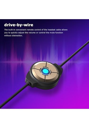 Leezsing Usb Kulaklık Mikrofon Seti - Gürültü Önleyici, Çevirmeli Mikrofonlu, Ses Kontrollü, Ofis Ve Çağrı Merkezi Kullanımı İçin