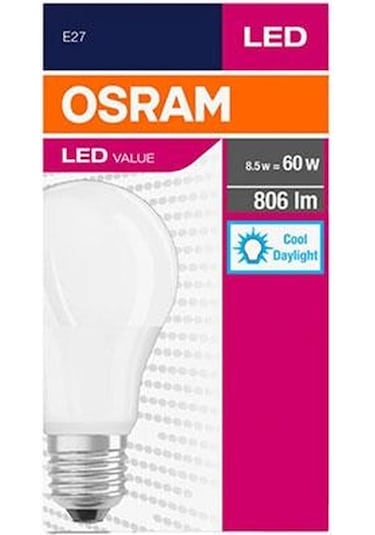 Osram Ledvance Value Cla 60 2700 E27 8,5w Günışığı Led Ampul
