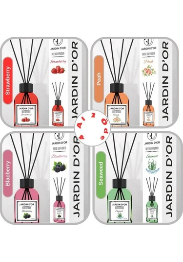 Jardin D'or Çilek + Şeftali + Böğürtlen + Deniz Yosunu Oda Kokusu