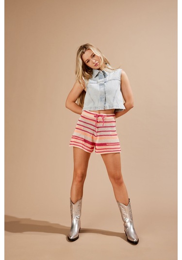 Only Onlelızabeth Dnm Bleach W Mavi Kadın Yelek 000000000102263146 Mavi