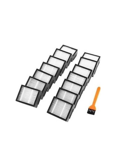Pazly Yüksek Verimli 14'lu Hepa Filtre Seti - Ultra Hijyenik Robottan Süpürgeler İçin