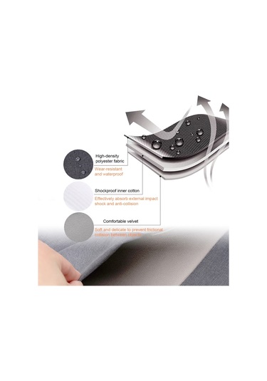 Pofoko A200 13.3 inç Dizüstü Bilgisayar Su Geçirmez Çanta 13.3 inch Siyah