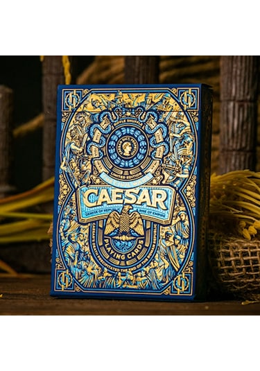 Twpcc Riffle Shuffle Caesar Blue Premium Oyun Kağıdı Koleksiyonluk İskambil Kartları