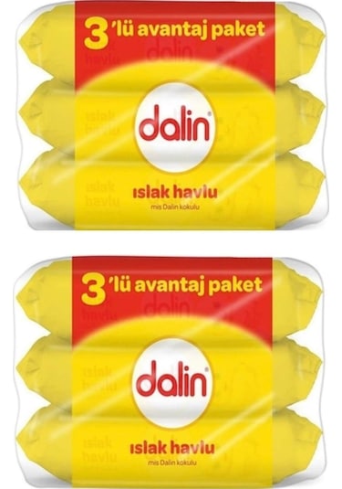 Dalin Islak Havlu 3X56 Adet 2'Li Set