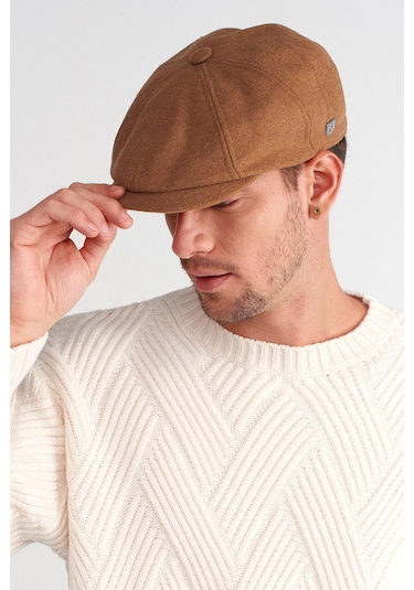 Erkek Kamel Kasket Baretta Peaky Blinders Şapka