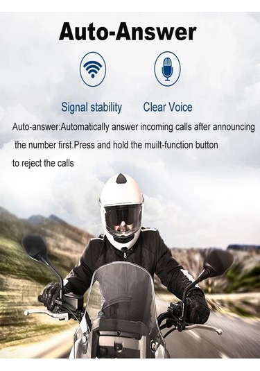 Deanb A030 Ip7 Su Geçirmez Rgb Wireless İnterkom Motor Motosiklet Stereo