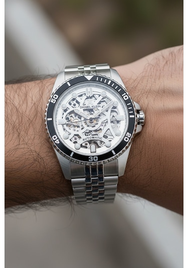 Daniel Klein Çelik Kordon Otomatik Erkek Kol Saati L.dk.1.13998 Gümüş
