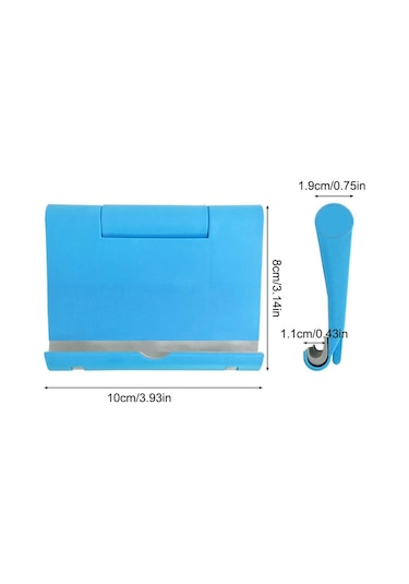 Masaüstü Katlanabilir Ayarlanabilir Telefon Tablet Tutucu Mavi (541908794)