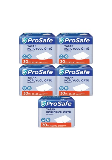 Prosafe Hasta Alt Açma Yatak Koruyucu Örtü 60 90cm 150 Adet 5pk 30
