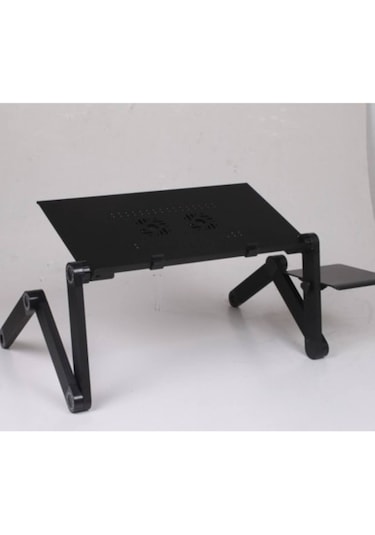 Laptop Yatak Sehpası Portatif Katlanabilir Laptop Sehpası Notebook Sehpası Mouse Pad'li