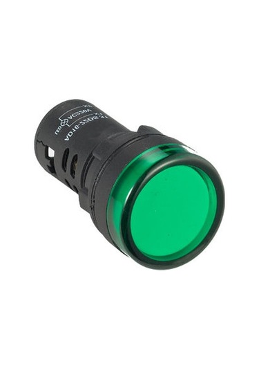 YEŞİL LED SİNYAL LAMBASI - 22MM - 220V AC