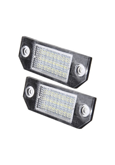 Sones Ford Focus İçin 24 Smd-3528 Lambalı 2 Adet Plaka Işığı, 2w 120lm,6000k, Dc12v