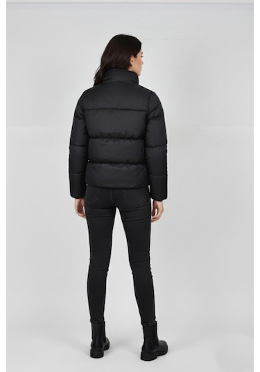 Baglan Kadın Oversize Şişmet Spor Mont M5006 Bgl-st04909 Siyah