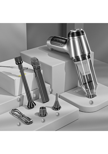 Araba Ev Tipi Fırçasız Yüksek Güçlü Üflemeli Süpürge