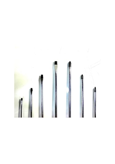 Çeliktaş Yıldız Düz Mıknatıslı Tornavida Seti Takımı CrV 7 Parça