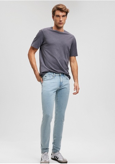 Mavi - James Classic Denim Puslu Açık Mavi Jean Pantolon 0042487650 Mavi