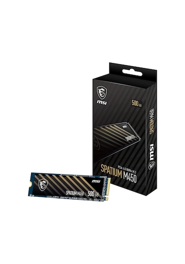 MSI Spatium M450 500 GB PCIe 4.0 NVMe M.2 2280 SSD