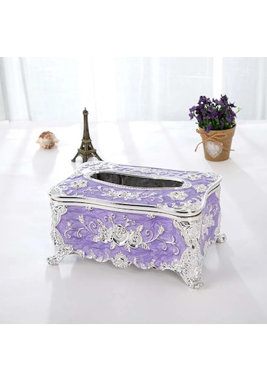 E-lüks Avrupa Doku Kutusu Kapak Kılıf Dikdörtgen Ev Eşyaları Plastik Kağıt Peçetelik El Ev Dekor Organizatör Kağıt Kutusu