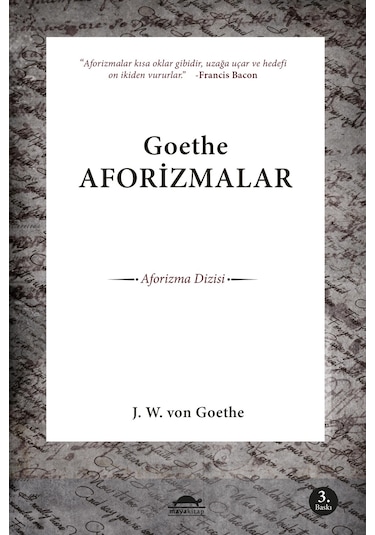 Goethe  Aforizmalar