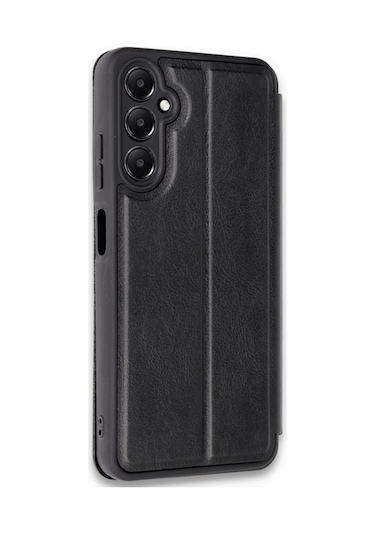Samsung Galaxy Uyumlu  A26 Kılıf Flip Cover - Siyah Düz Renkli