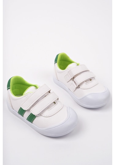 Muggo Toffy Cırtlı Günlük İlk Adım Bebek Spor Ayakkabı Yeşil