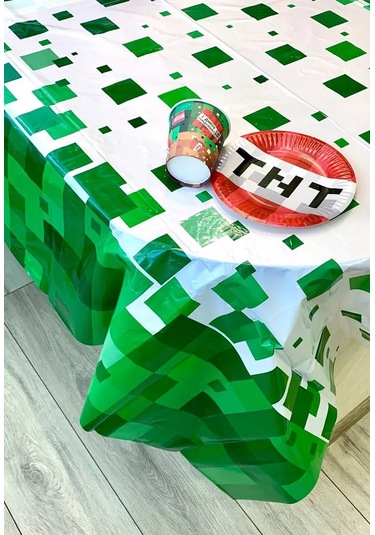 Eventbox Minecraft Tabağı Takımı Masa Örtülü 224277325 100 adet