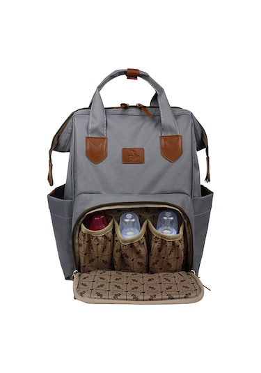 Stylo Margarita Anne Bebek Bakım ve Sırt Çantası Gri