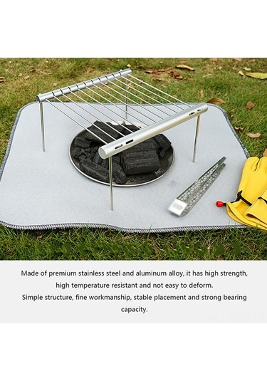 Pazly Paslanmaz Çelik Alüminyum Kamp Sandalyesi - Katlanır, 347g Hafif Gümüş Model Gümüş