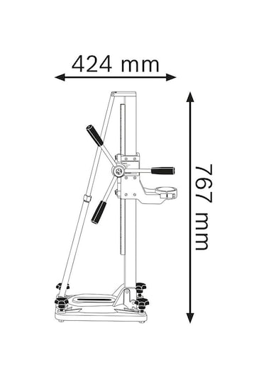 Bosch Professional GCR 180 Karot Sehpası - 0601190100