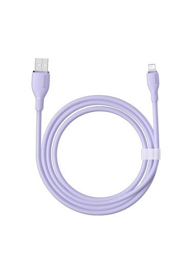 Baseus Pudding Serisi 2.4a Usb - 8 Pin Hızlı Şarj Veri Kablosu, Uzunluk:2m 001