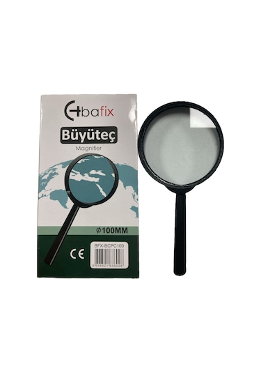 Bafix Büyüteç Cam Plastik Çerçeveli 100 Mm Büyüteç