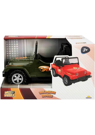 Maxx Wheels 4x4 Wildgear Rover Jeep 53652 Yeşil Çok Renkli