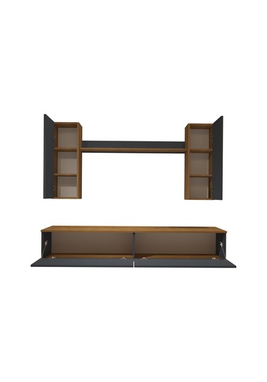 Decoraktiv Eko 5d Mdf Std Tv Ünitesi Tv Sehpası Pera - Antrasit