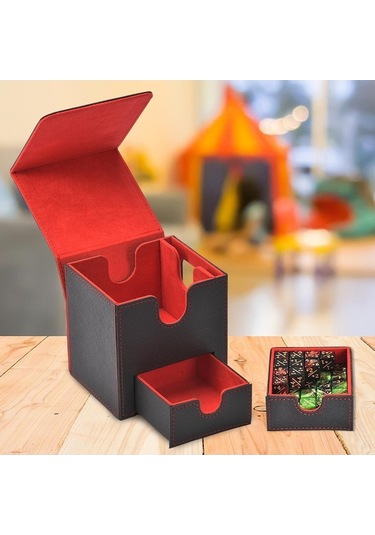 Pazly Ticaret Suntek Oyuncak Kutusu Kırmızı-siyah Kartı Destesi Pz 1 Bilgisayar