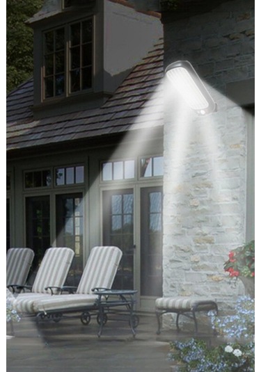 Buffer Sensörlü Güneş Enerjisi İle Şarj Olabilen Duvara Monte Solar Aydınlatma Gl-84069 Renk