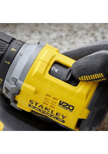 Stanley SBD715D2K 18V 2.0 Ah V20 Li-ion Çift Akülü Kömürsüz Darbeli Matkap + Vidalama