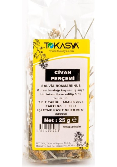 Tokasya Civan Perçemi 5 x 25 G