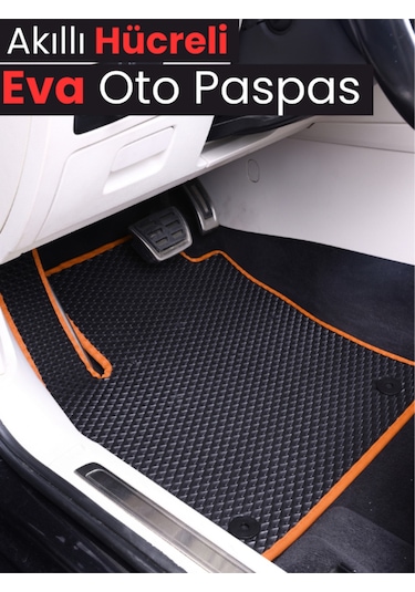 Skoda-super B- 2024-2025 İçin Eva İç Paspas Takımı Metal Topukluk Hariç