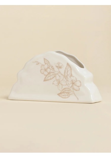 Mutfak Masası İçin Şık Beyaz Peçetelik "amande" 312664093 Beyaz