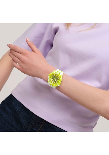 Swatch Sscu09j100 Egg Yolk Erkek Kol Saati Yeşil