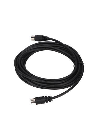 Springsun 5m Dın 8pin Erkek-erkek Bağlantı Kablosu - Çift Koruma, Saçma Sızma Reduksiyonu, Net Sinyal Aktarımı, Pvc Malzeme